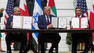 Trump links Abraham Accords to Iran deal
