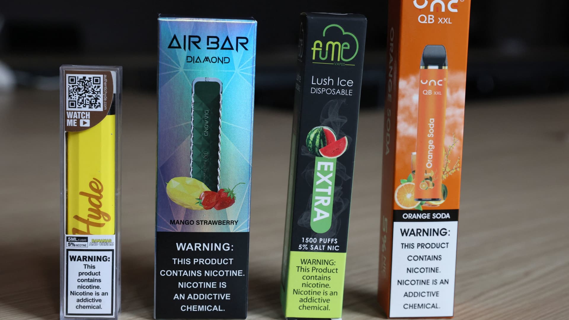 FDA announces first approval of fruit-flavored e-cigarettes for adults