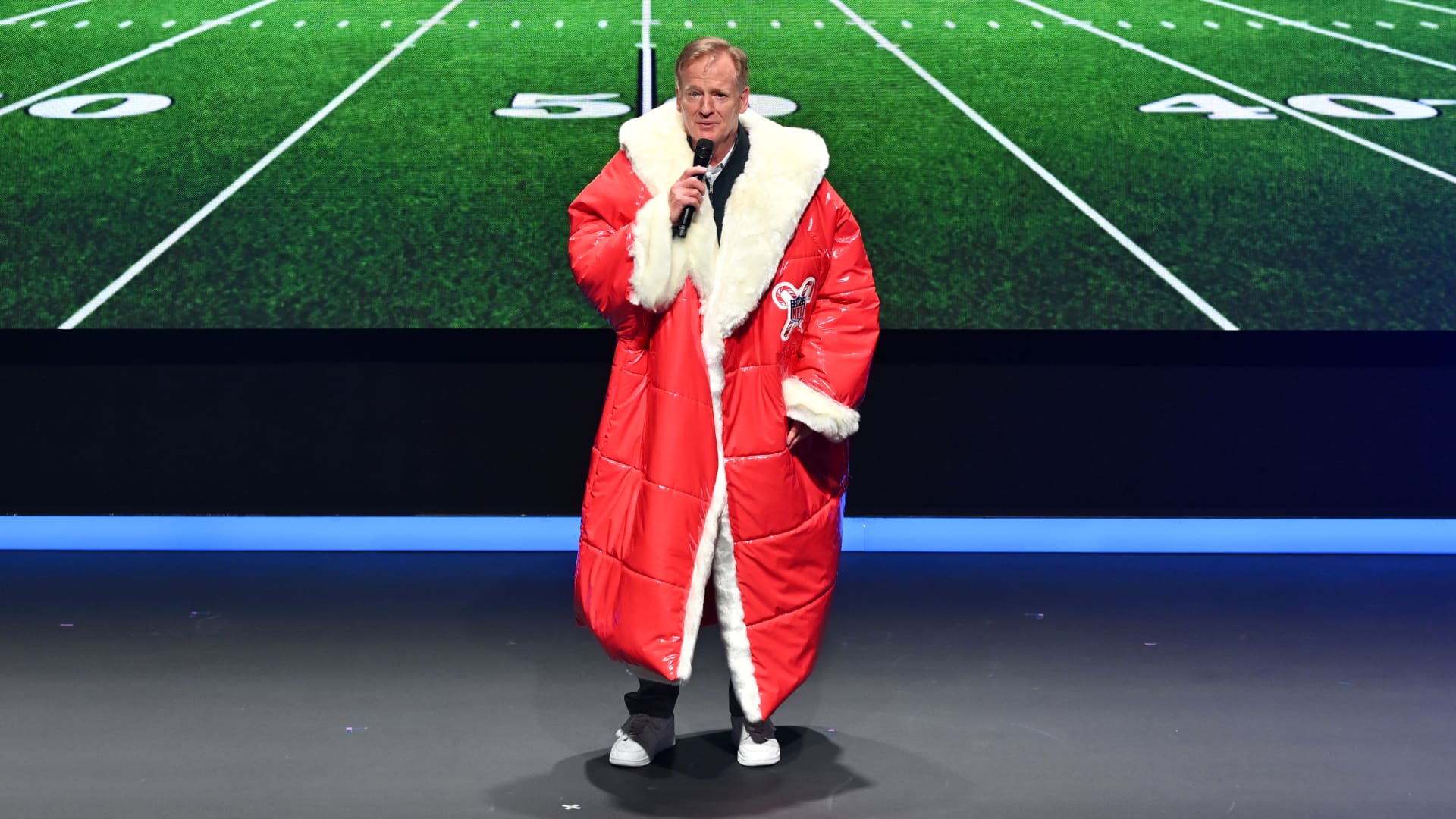 Media’s TV upfront presentations have become an NFL showcase