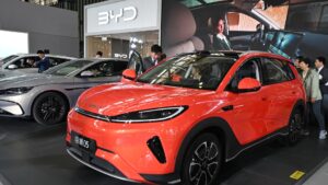BYD’s passenger EV sales drop for an eighth month as competition heats up