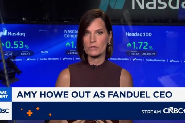 FanDuel CEO Amy Howe out after five years at the sportsbook