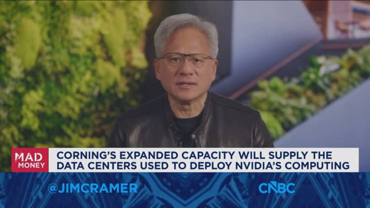 Nvidia CEO says AI partnership with Corning will ‘revitalize American manufacturing’