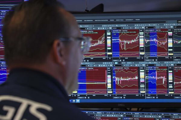 Stocks yield to bond market pressure