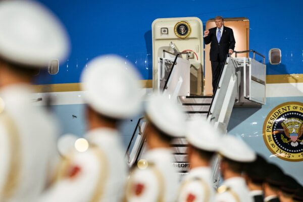 Trump lands in Beijing ahead of high-stakes summit with Xi