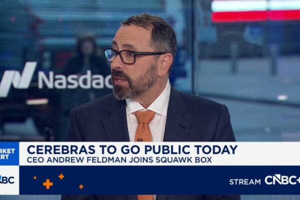 Cerebras (CBRS) starts trading on Nasdaq after IPO