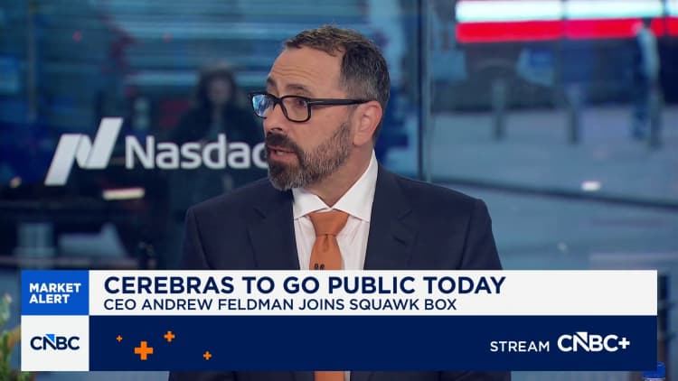 Cerebras (CBRS) starts trading on Nasdaq after IPO