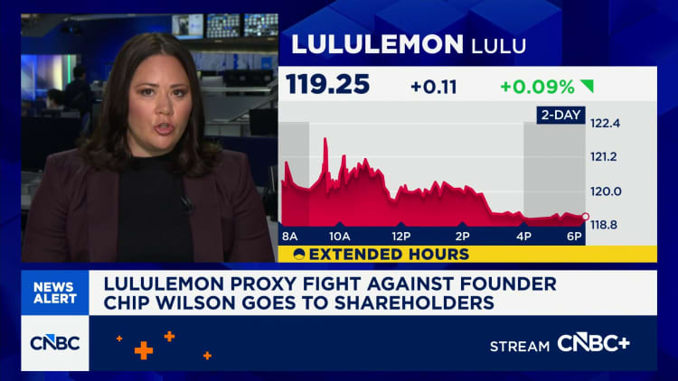 Lululemon settles proxy battle with founder Chip Wilson