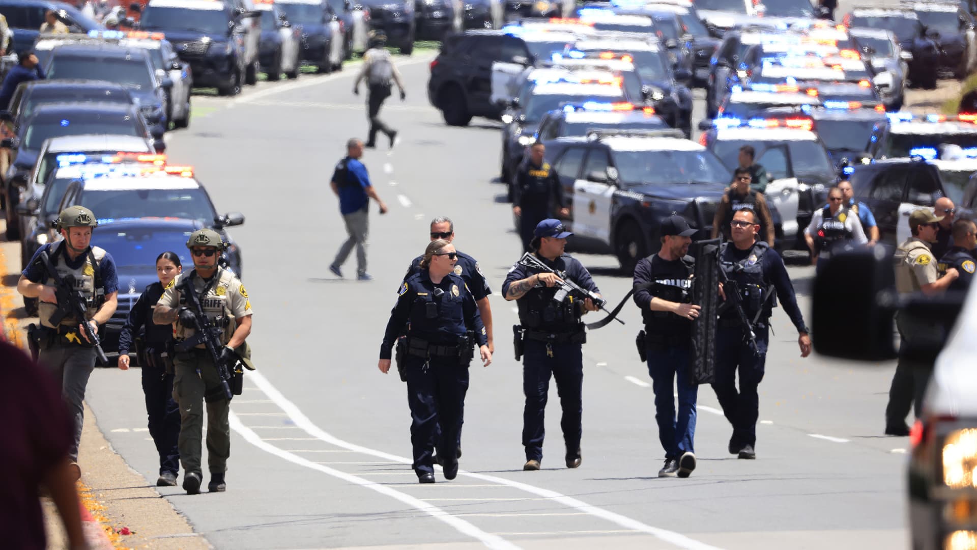 3 men have been killed at a San Diego mosque and both suspects are dead, police say