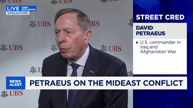 Former CIA chief Petraeus says drone swarms are the next danger — and growth opportunity