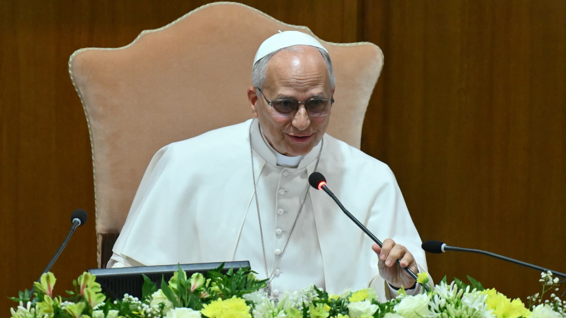 Pope Leo issues warnings about AI and autonomous weapons