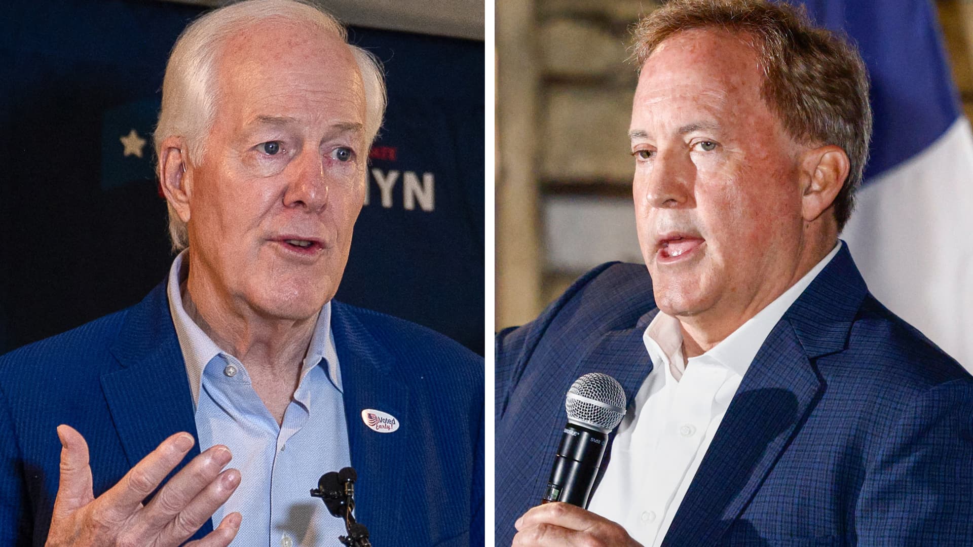 Texas Republican Senate primary pits Paxton against Cornyn