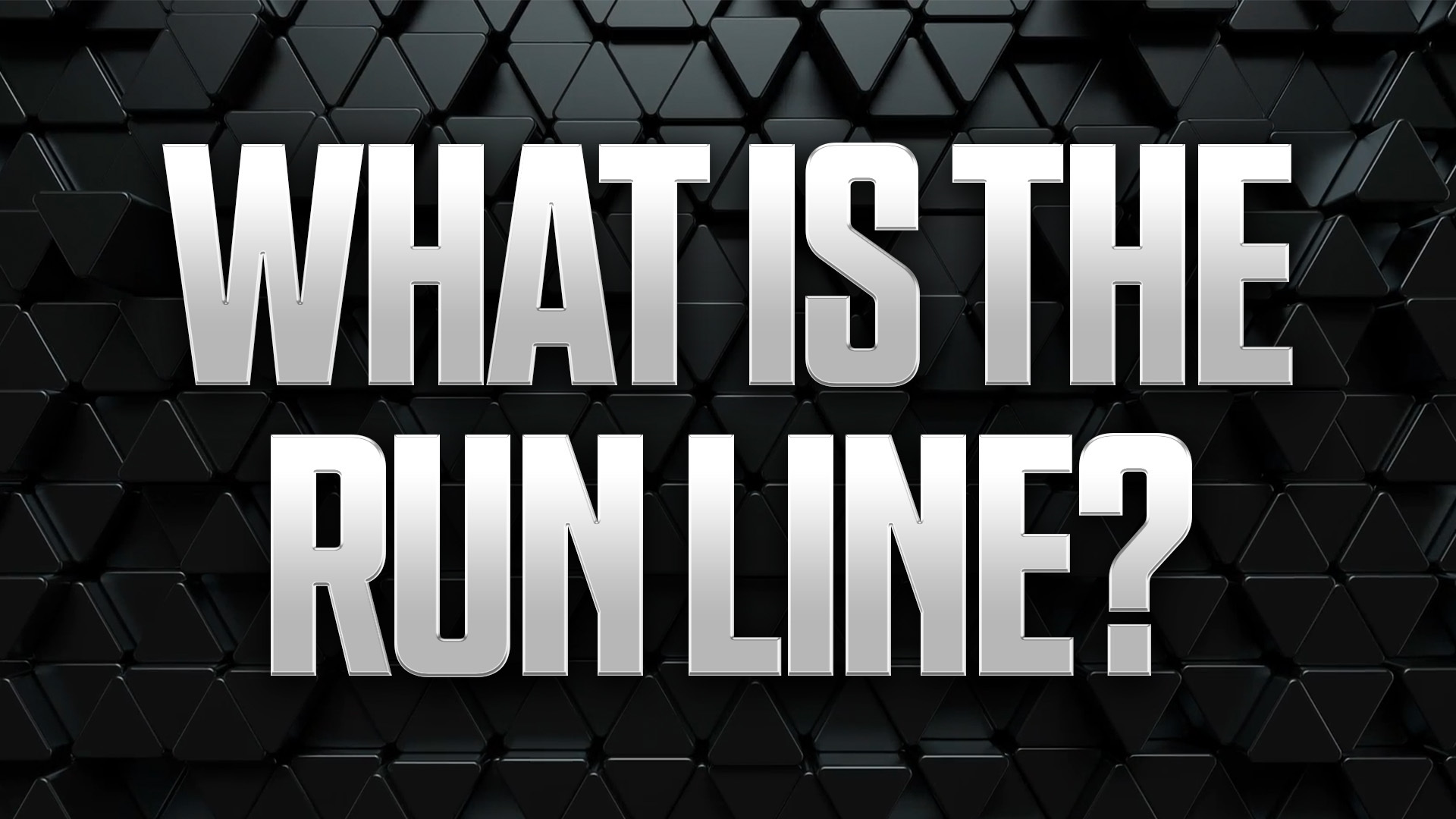 What Is the Run Line in Baseball Betting?