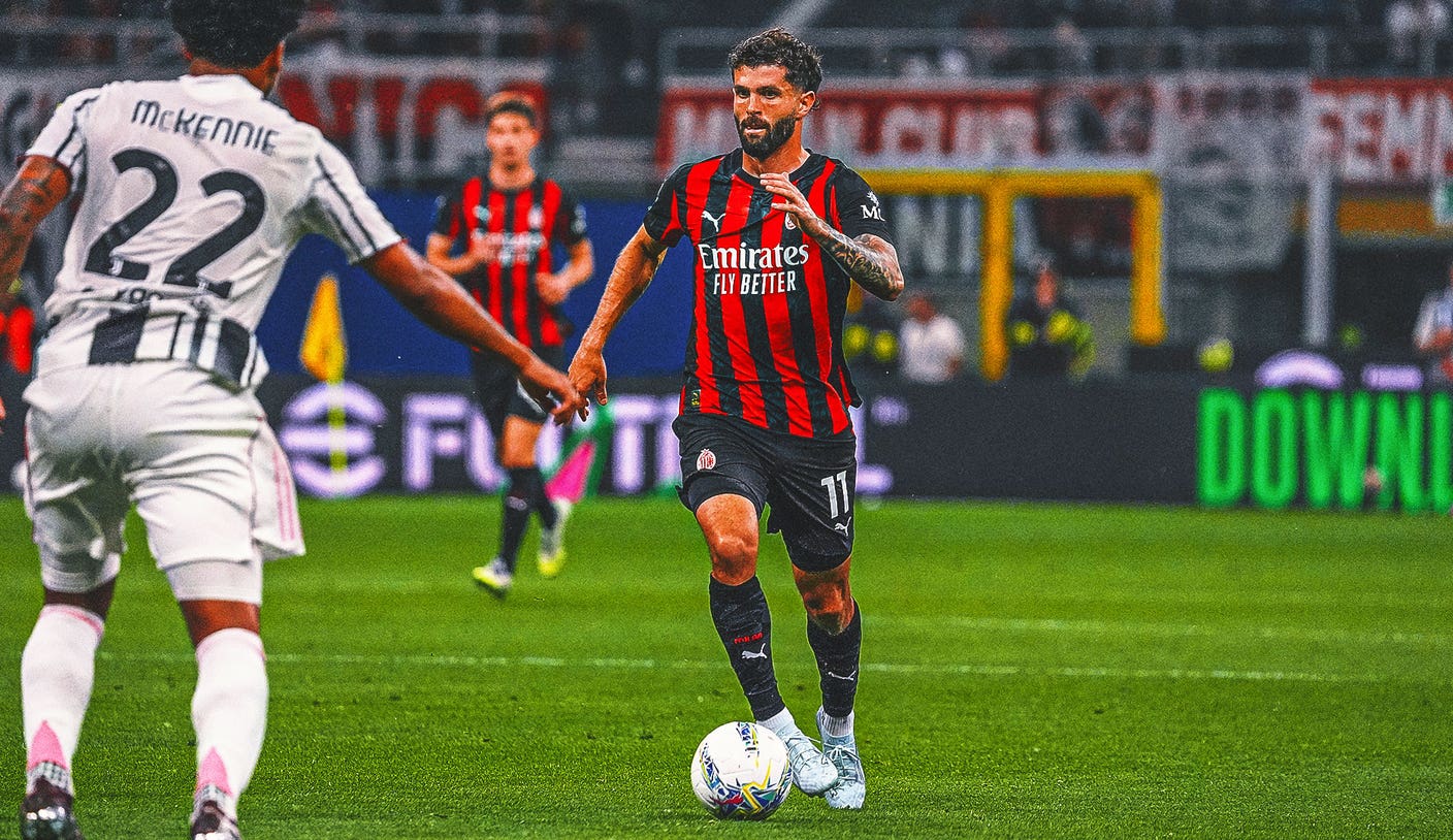 USA Star Christian Pulisic To Return From Back Injury For AC Milan This Weekend