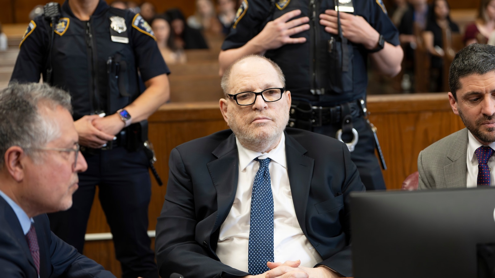Judge declares mistrial in Harvey Weinstein’s rape retrial after jury deadlocked