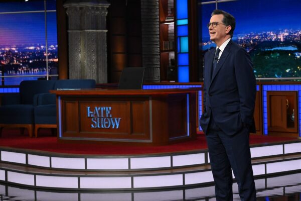 Stephen Colbert is back on TV on community access in Michigan along with rocker Jack White
