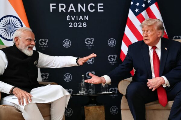 Trump-Modi bromance back on display in meeting on sidelines of G7