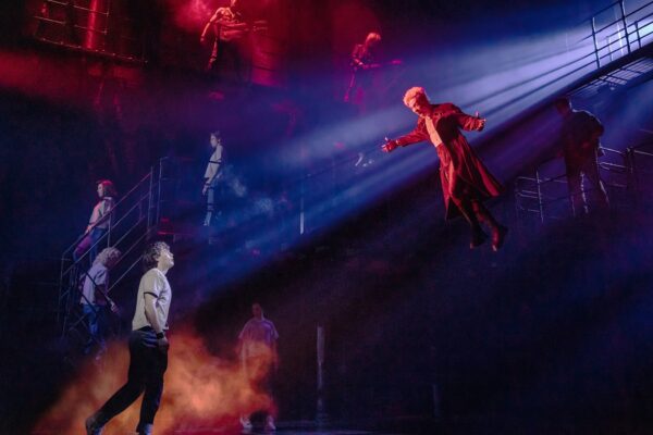 How do you make vampires fly effortlessly on Broadway? Strong wires, harnesses and lots of practice
